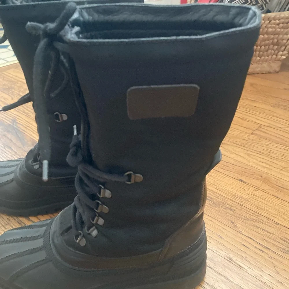 Rare Gucci Vintage Black Snow Boots Lace-up Size 37